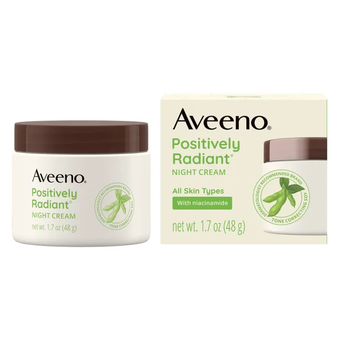 Aveeno Positively Radiant Moisturizing Night Face Cream