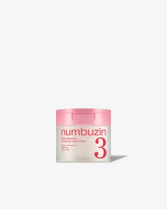 Numbuzin No.3 Bifida Bakuchiol Exfoliating Toner Pads