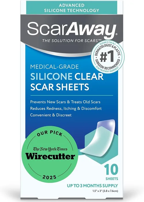 ScarAway Silicone Clear Scar Sheets