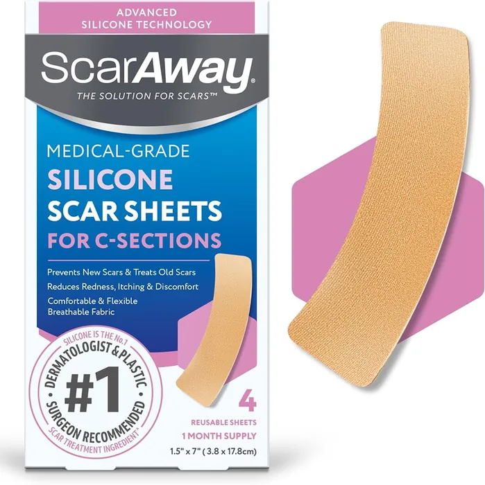 ScarAway Silicone Scar Sheets for C-Sections
